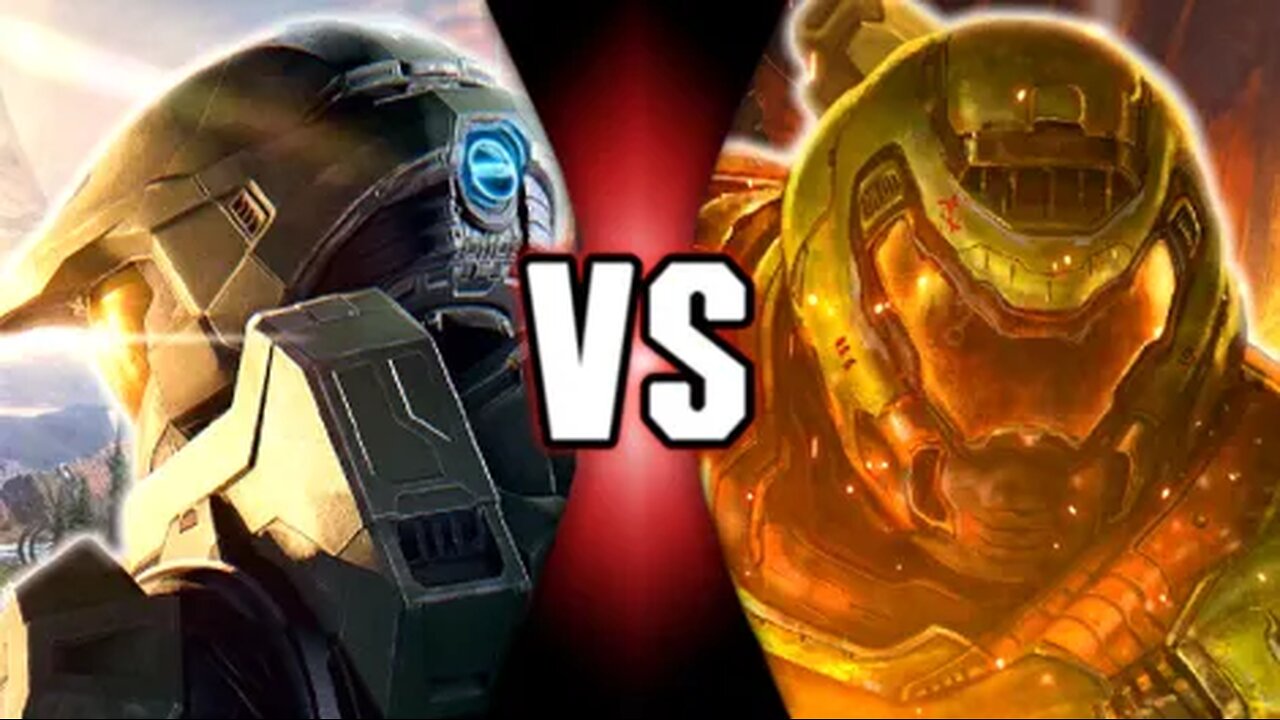 Doom Guy vs Master Chief | Death Battle ReRumble