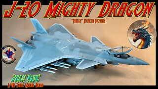 Building the 1/48 Scale Trumpeter J-20 Mighty Dragon - “Faigen” Stealth Fighter