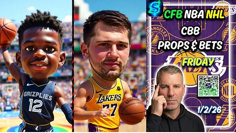 🏈 Hot College Football Picks Friday | NBA Player Props | NHL PICKS | CBB Prizepicks Today 1/2/26