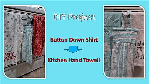 DIY Fabric Magic With An Upcycled Button Down!