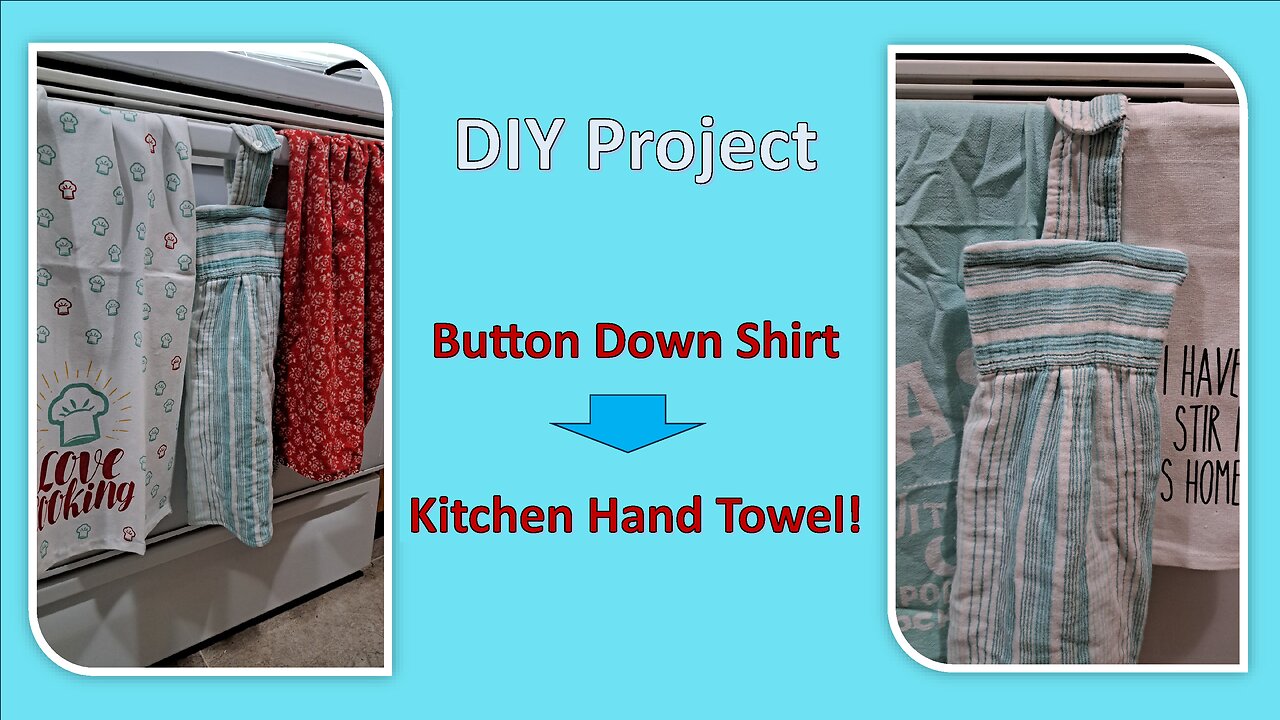 DIY Fabric Magic With An Upcycled Button Down!