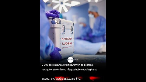 Trump HHS odkrywa, że jeszcze za życia pacjenci są zabierani w celu pobrania narządów