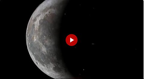 SCIENTIFIC OBSERVATION: Stars can be seen through the transparent / plasma Moon | Blue Fox