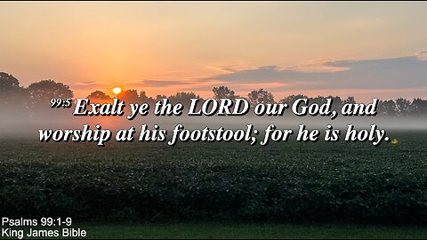Wednesday Evening, August 20th - The Holiness Of God