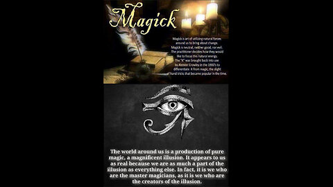 🜔 THE ORIGIN OF MAGIC