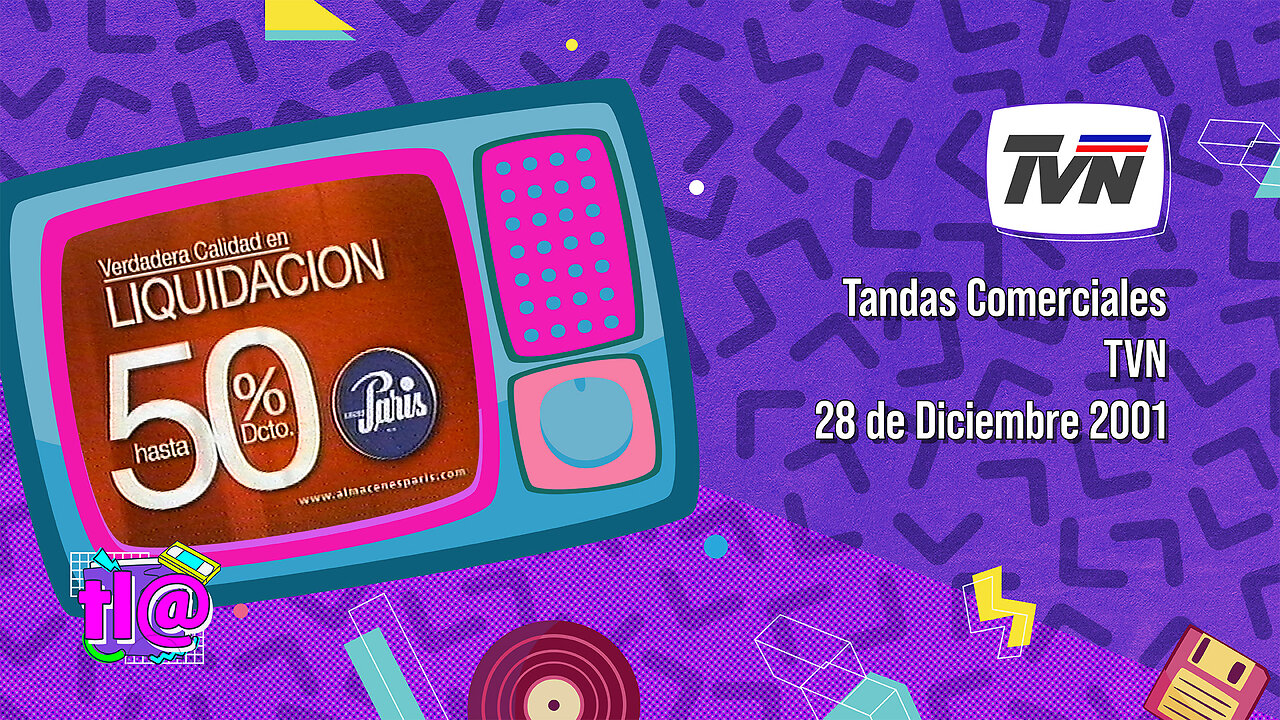 Tandas Comerciales TVN (28 de Diciembre 2001)