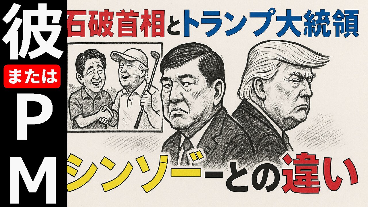 🤣石破首相とトランプ大統領の関係性の不足と安倍晋三との違い #石破茂 #トランプ #安倍晋三