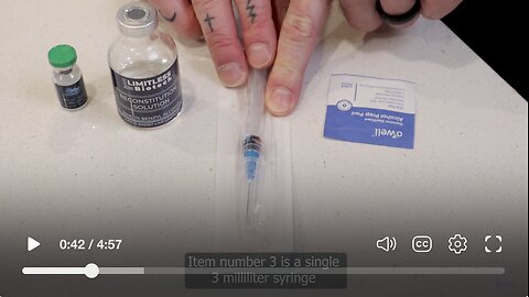 How to Reconstitute The Wolverine Blend (BPC-157 + TB-500)