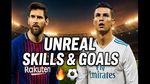 Unreal Football Skills & Goals – Messi, Zidane, Neymar & More | 37 Seconds of Pure Magic ⚽🔥