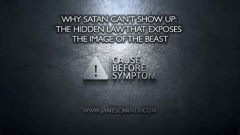 Why Satan Can’t Show Up: The Hidden Law That Exposes the Image of the Beast