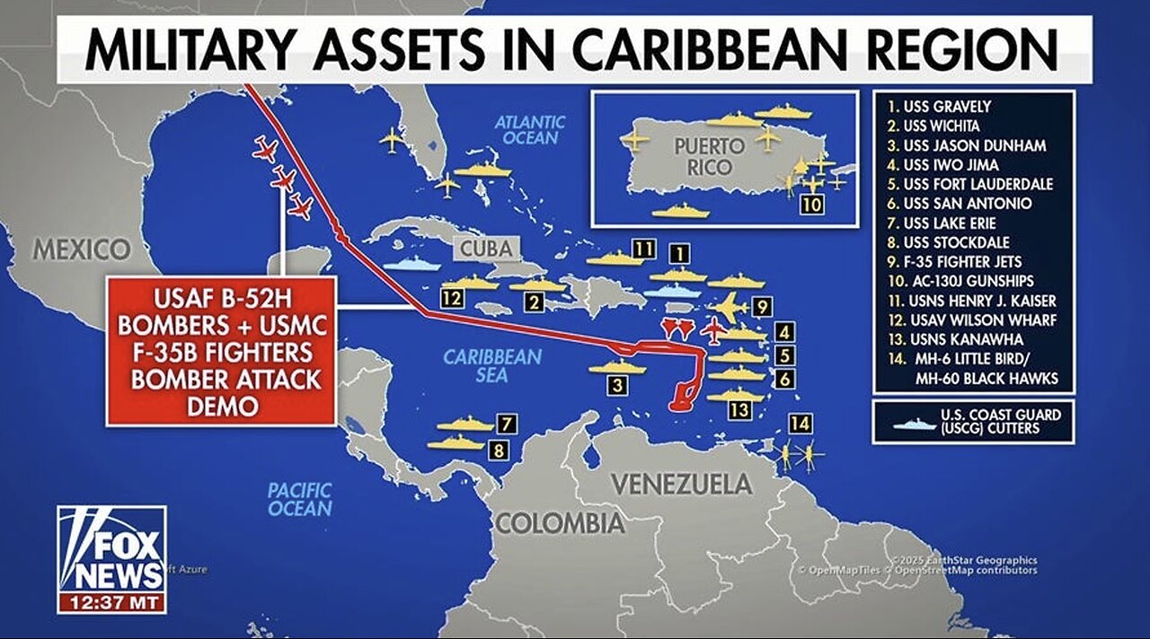US-Streitkräfte marschieren in der Karibik auf