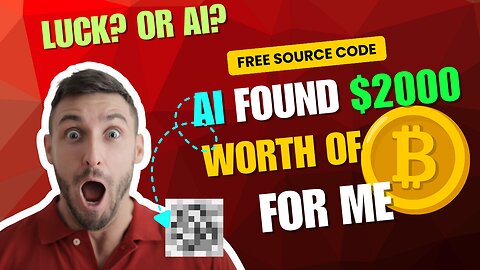 AI Found a $2000 Bitcoin Wallet?! | Luck, AI, or Just a Crazy Crypto Experiment #creatorsheeraz
