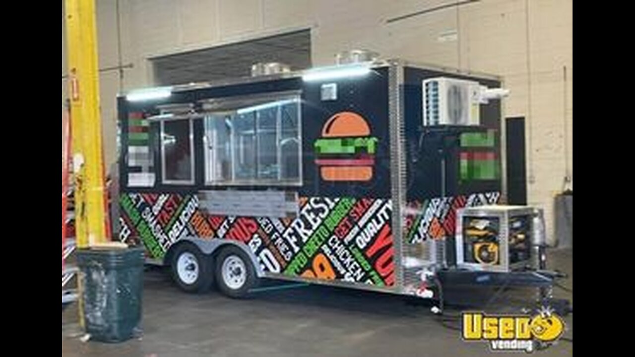 Fully Equipped 2023 Kitchen Food Concession Trailer with Pro-Fire System for Sale in Pennsylvania!