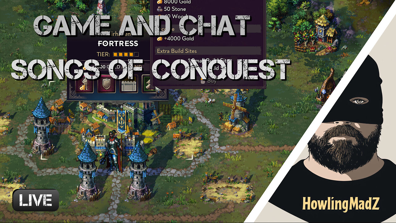 ⚫️LIVE - Game & Chat - Songs of Conquest