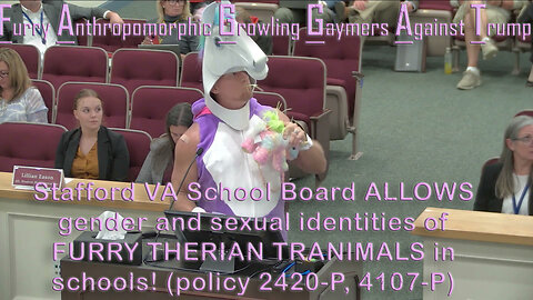 THERIAN UNICORN GOES TO STAFFORD SCHOOL BOARD, THEY ALLOW FURRIES THERIANS TRANIMALS IN CLASSES!
