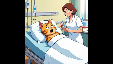 "Cat’s Hospital Meltdown: Syringe Edition 😸💉"