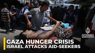 Gaza’s al-Shifa hospital struggles as Israeli troops fire on hungry aid-seekers