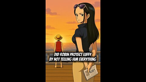 Did Robin Protect Luffy By Not Telling Him Everything? #onepiece #strawhats #eloypiece