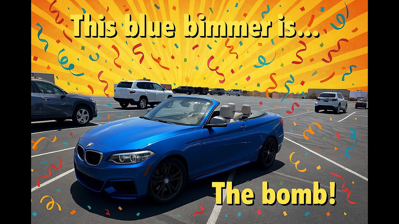 Blown Away by a Blue Bimmer!