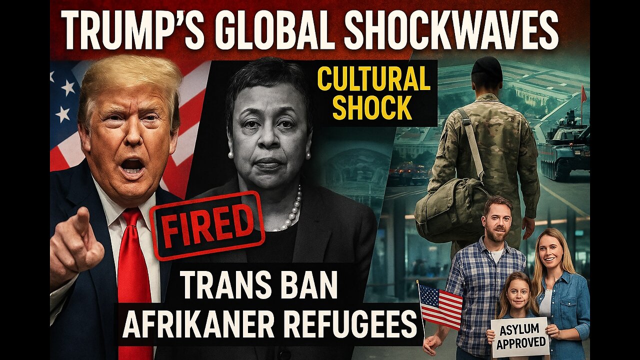 Tariff Bombshells, Trans Troop Purge, Afrikaner Refugees, and Librarian FIRED!💥