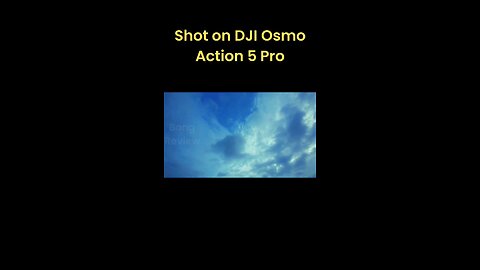 Airplane in the clouds | Dji Osmo Action 5 Pro | D Log-M
