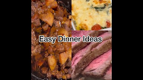 5 Easy Dinner Ideas!