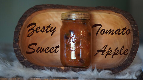 Zesty Sweet Tomato Apple Chutney Canning Recipe