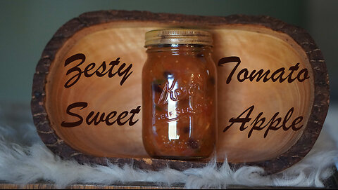 Zesty Sweet Tomato Apple Chutney Canning Recipe