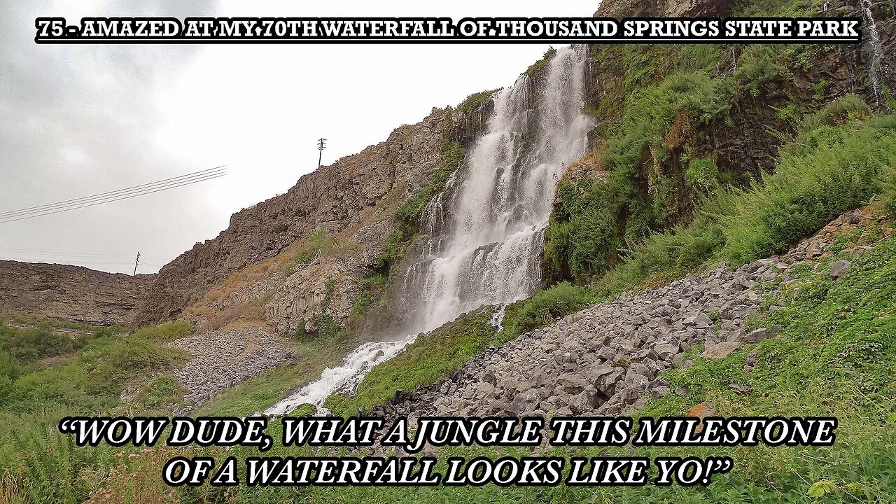 AMAZED AT MY 70TH WATERFALL OF THOUSAND SPRINGS STATE PARK