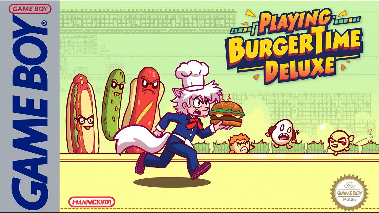 BurgerTime! on The Gameboy from 1991
