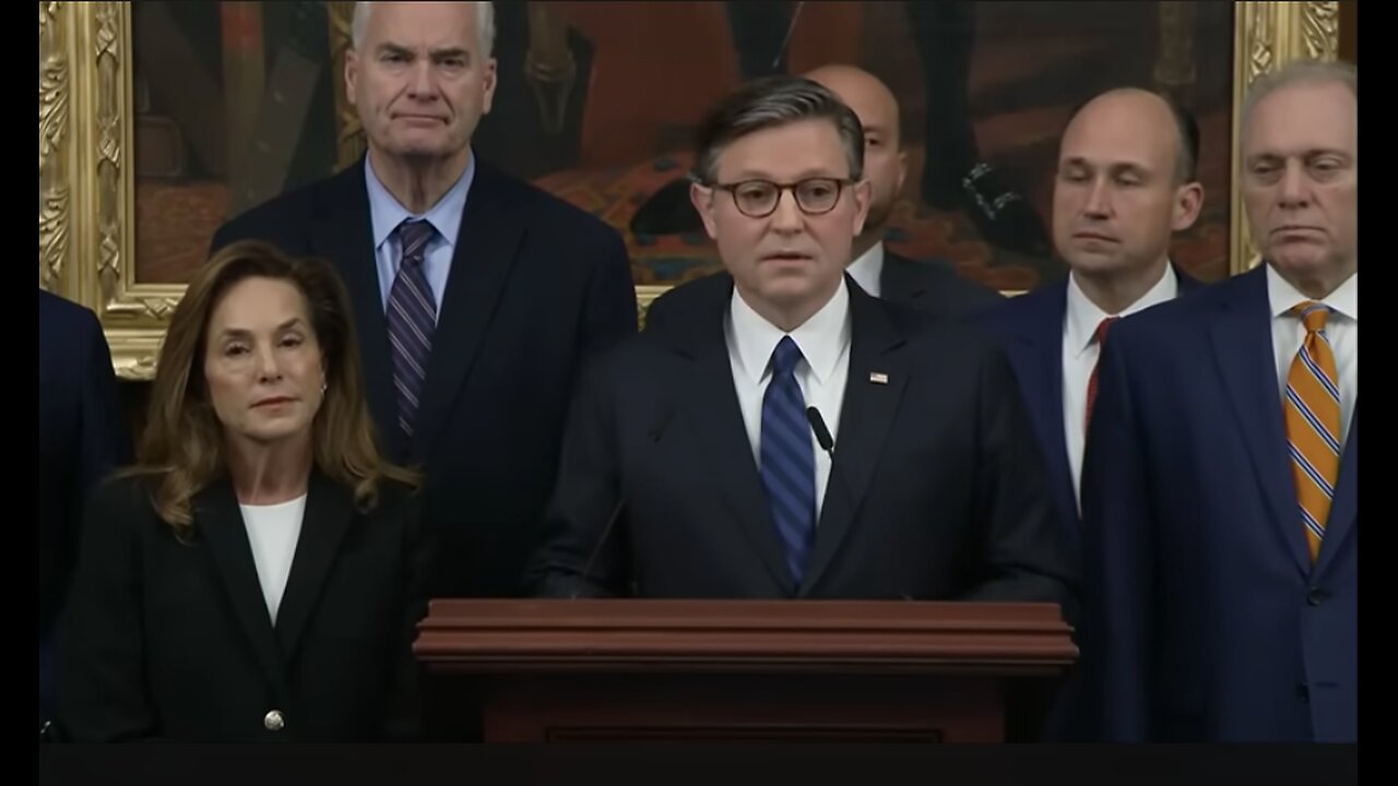 HOUSE SPEAKER MIKE JOHNSON & GOP MEMBERS HOLD PRESS CONFERENCE ON GOVERNMENT SHUTDOWN