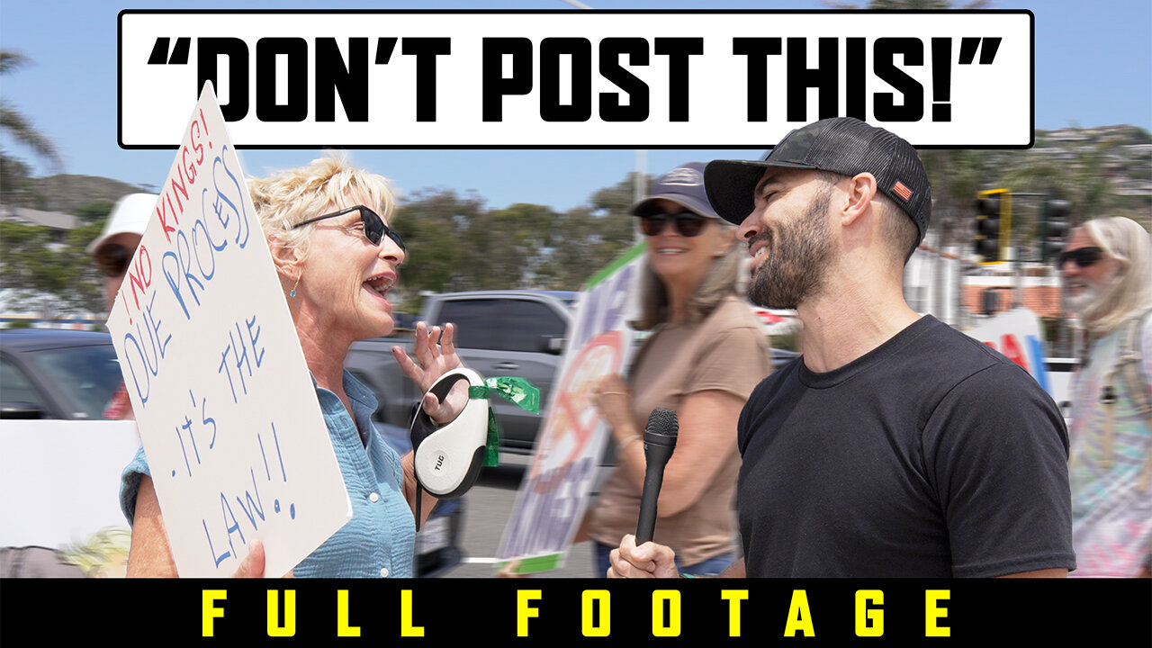 Anti-ICE Protester RAGE QUITS Conversation
