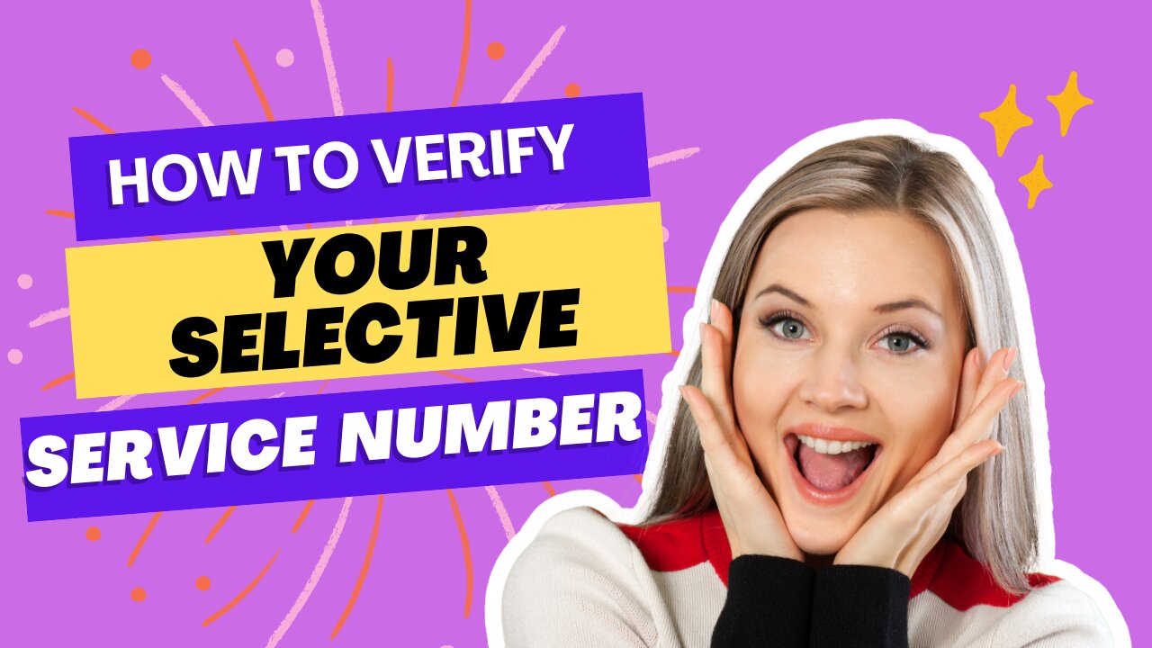 How to Verify Your Selective Service Number