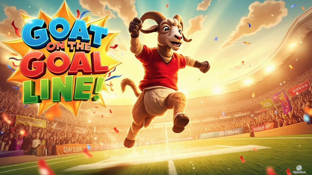 Goat on the Goal Line 🐐🏁 | Motivational Kids Song About Goals & Grit
