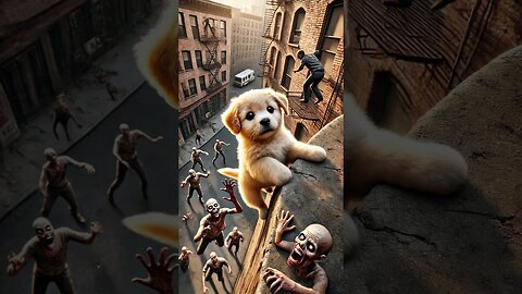 Poor Dog Chased By Evil Zombies! 🧟
