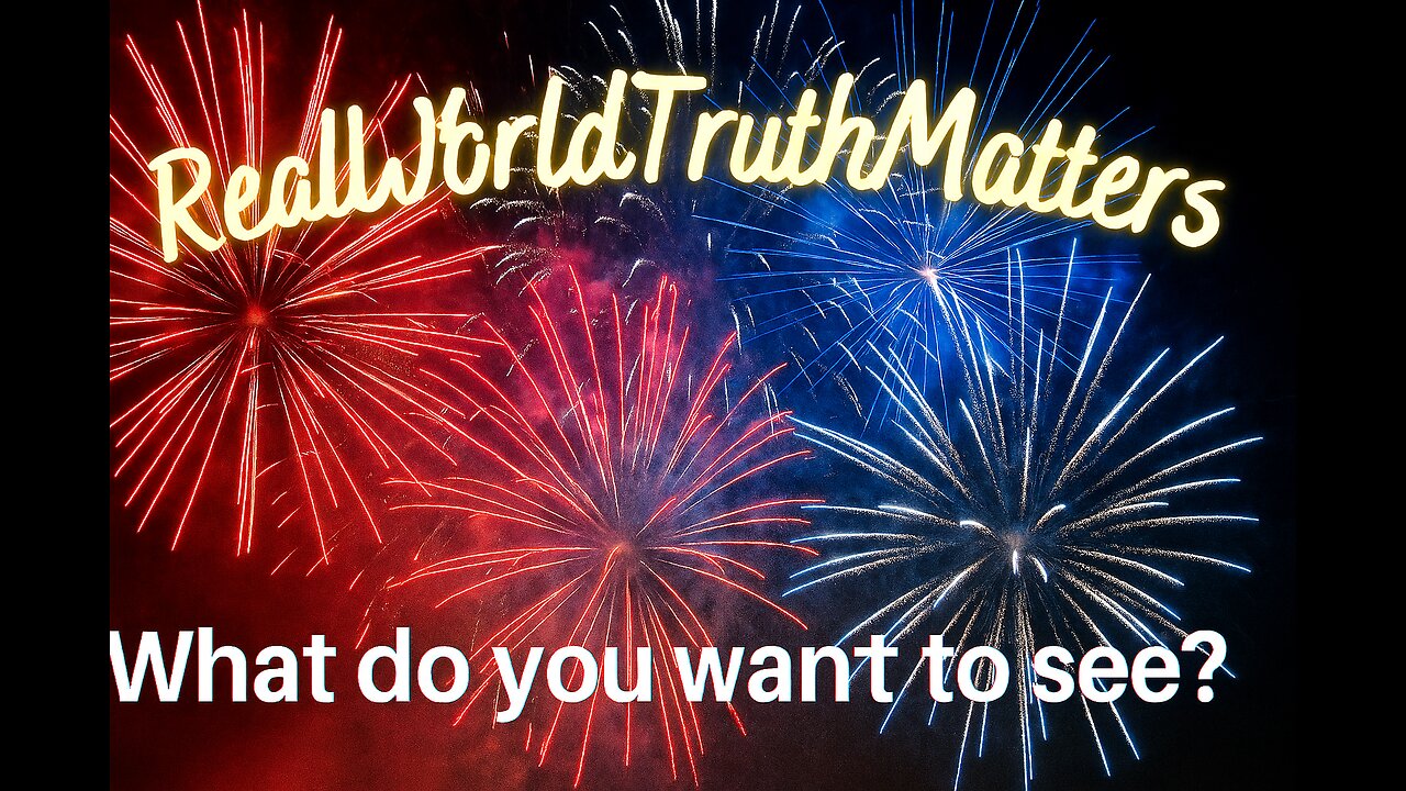 RWTM-E26 What do you want to see? YES YOU! & Charlie kirk updates. #live #charliekirk #investigation