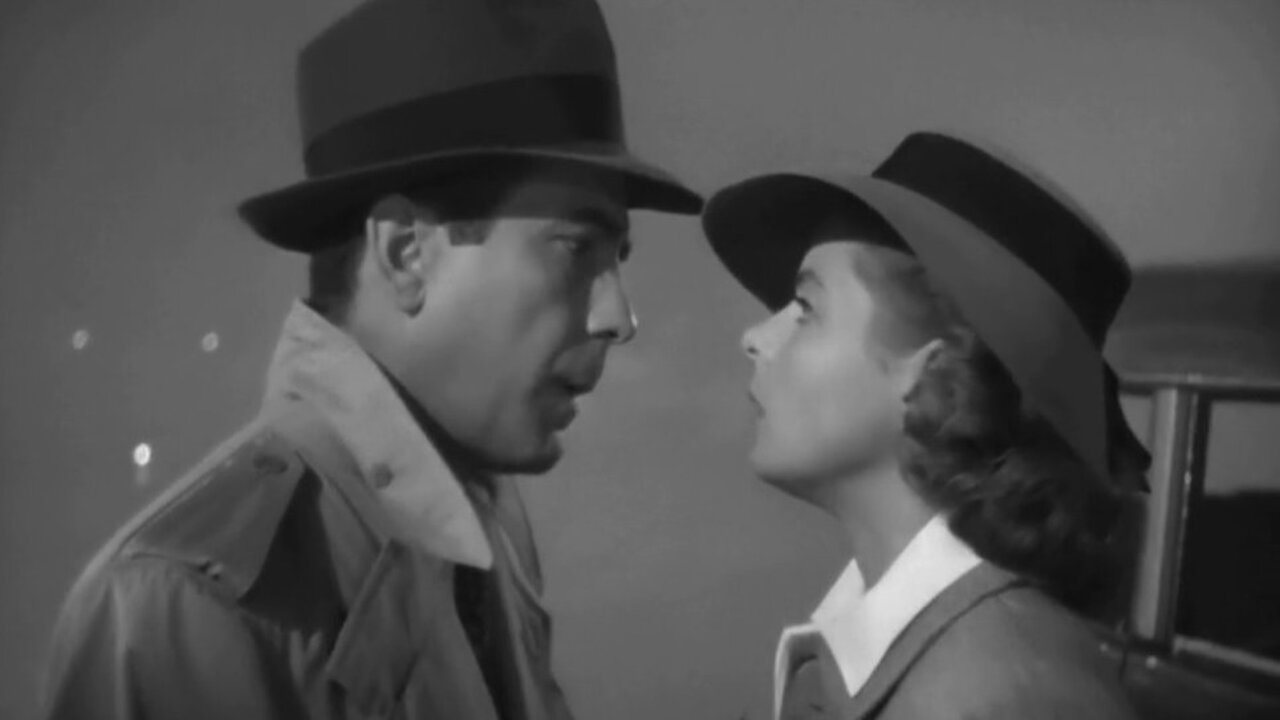 Casablanca- Humphrey Bogart, Ingrid Bergman, Peter Lorre-1942 IMDB 8.5/10
