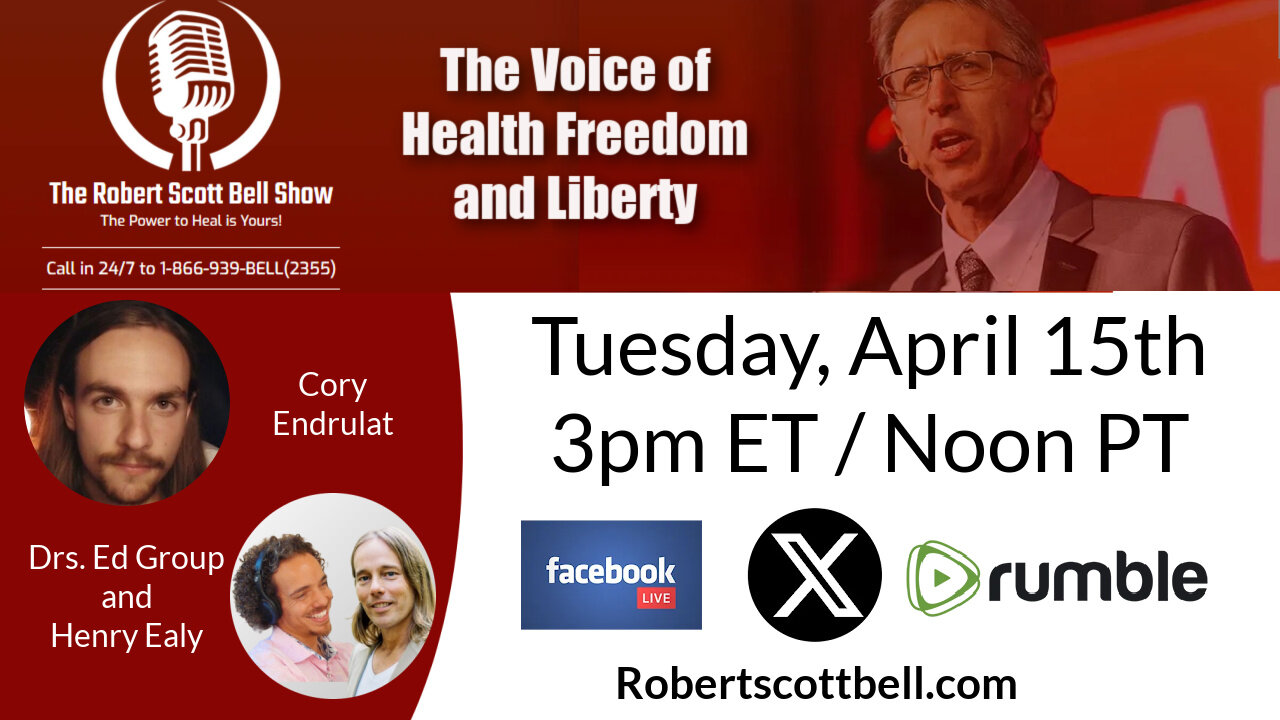 RFK Jr. Slams FDA, Cory Endrulat, Natural Intelligence Unleashed, Dr. Group & Dr. Ealy, Real ID - The RSB Show 4-15-25