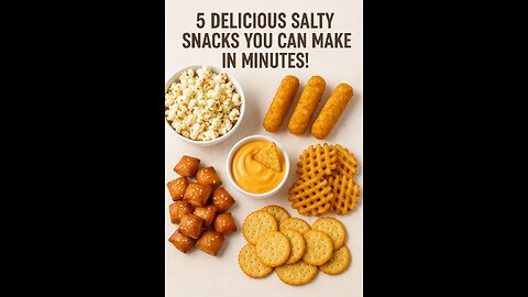 5 Delicious Salty Snacks You Can Make in Minutes!