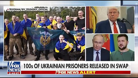 PRISON SWAP: Hundreds of Ukrainian prisoners release in swap w/Russia