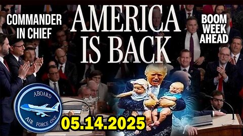America Is Back, Who Is Commander In Chief?. And We Know 05.14.25. Bannons War Room. Bongino Report. Judy Byington. Restored Republic via a GCR