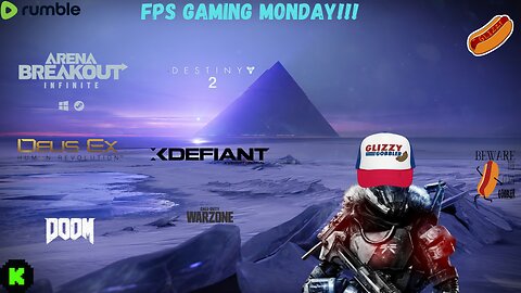 FPS Gaming Monday!!! | Deus Ex, Destiny 2, COD Warzone, Doom 2016, XDefiant, ABI,