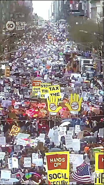 Mass Protests Erupt Across The US Against Trump Policies