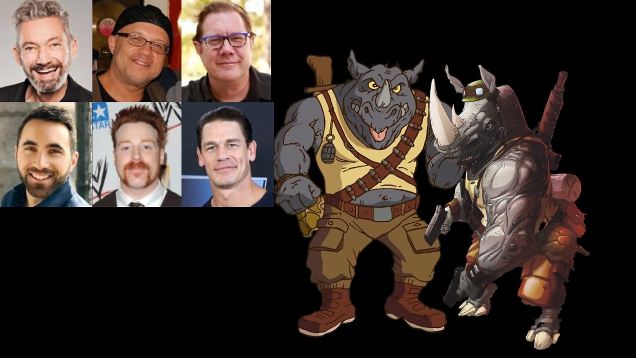 Animated Voice Comparison- Rocksteady (TMNT)