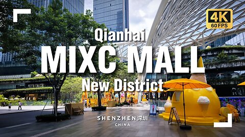 Shenzhen Walking Tour at MixC Mall in Qianhai New District