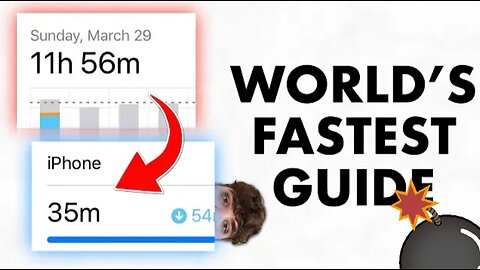 How to reduce your screentime by 85% in 58 seconds