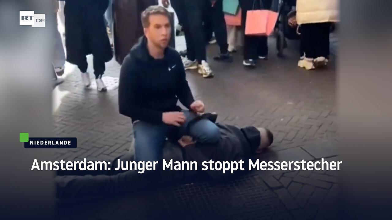 Amsterdam: Junger Mann stoppt Messerstecher
