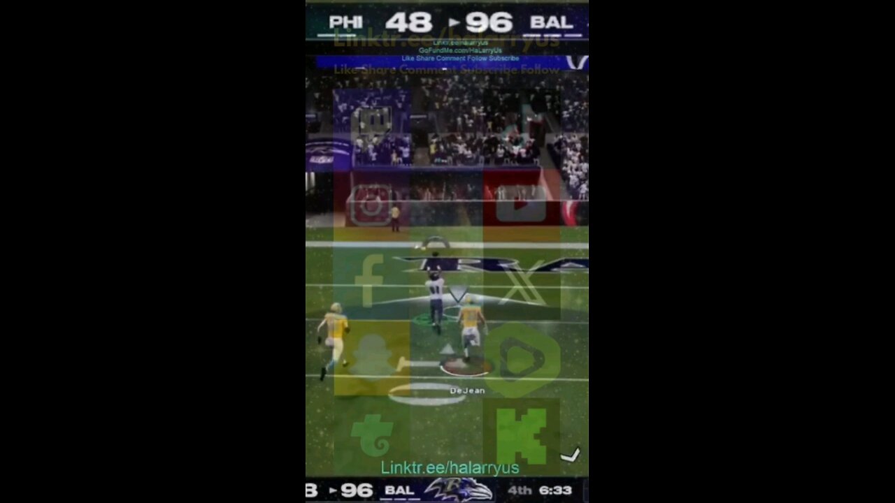 Pick Score BAL 102 vs PHI 48 #AllMadden #Madden25 #NFLmadden #madden