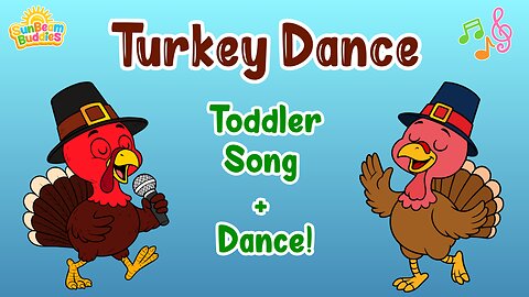 Turkey Dance Song for Toddlers 🦃 Gobble & Wobble with Miss Sunshine 🎶 | Kids Thanksgiving Music