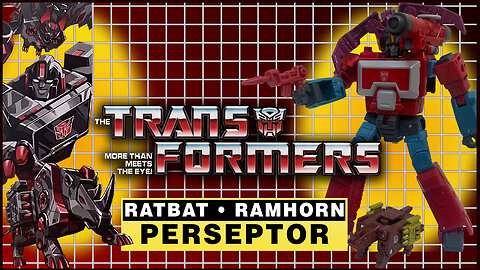 Perceptor, Ramhorn & Ratbat - The Transformers The Movie - Studio Series - Unboxing & Review